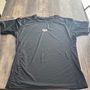 YoungLA Black Short Sleeve Dry Fit Muscle Tee